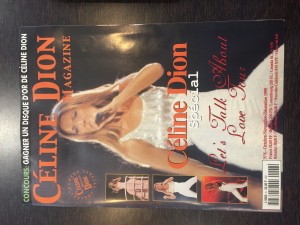 Celine Dion magazine. It's a special edition